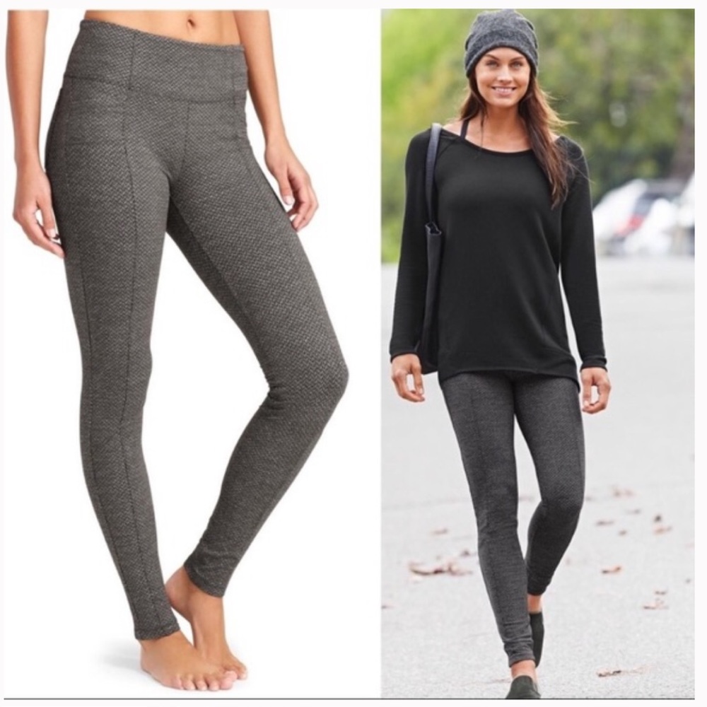 Athleta Criss Cross Metro High Waisted Leggings